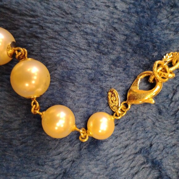 Chanel Paris Edinburgh CC Pendant Necklace Red Tartan Woven Chain w/ Dust Cover - Picture 5 of 11